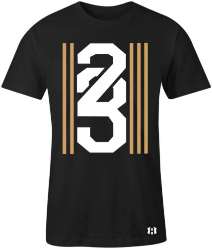 /"23 STRIPES/" T-shirt to Match Retro 5 /"OLYMPIC/" Gold Medal