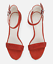 Details about  / Kenneth Cole Womens Brooke Shine Persimmon Red Glitzy Stiletto Dress Sandal Heel