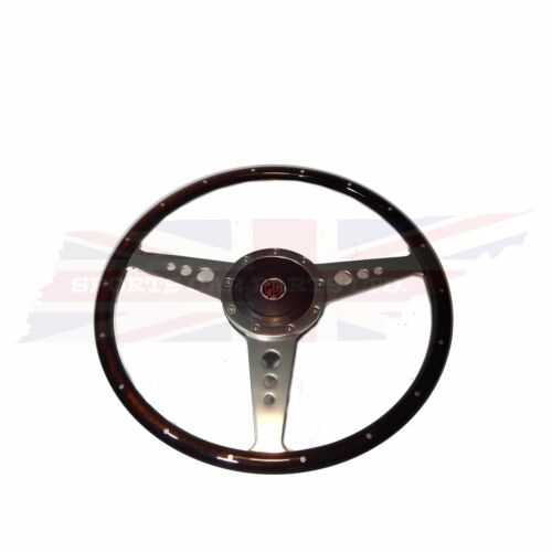 New 15" Laminated Wood Steering Wheel & Adaptor MG MGB 1977-1980 Midget 1978-79 
