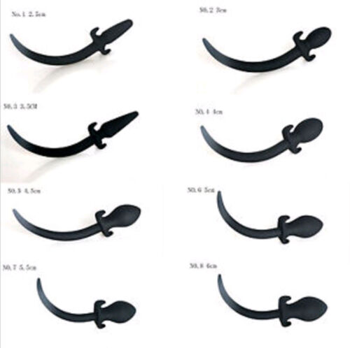 silicone dog tail Cosplay Animal PET Dog slaves costume props 