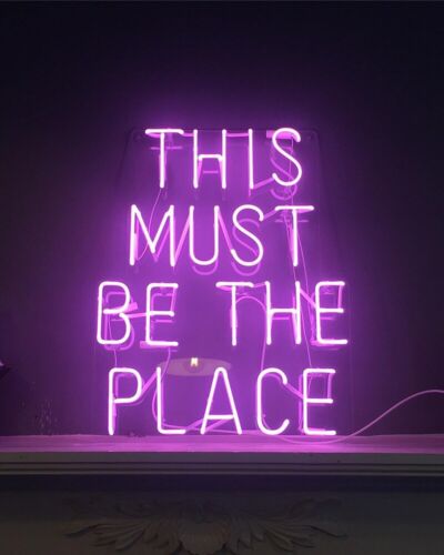 This Must Be The Place Neon Sign Acrylic Light Decor P Bedroom Gift With Dimmer 