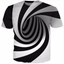 New Fashion Womens//Mens Hypnosis Funny 3D Print Casual T-Shirt UJ01