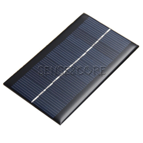 5PCS 6V 1W Solar Panel Board 0-200MA For Light Battery Cell Phone Toys Chargers