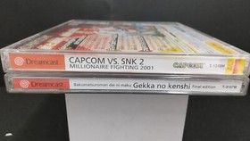 lot2 DreamCast SEGA CAPCOM vs.SNK2 &  Last Blade 2 set Japan game