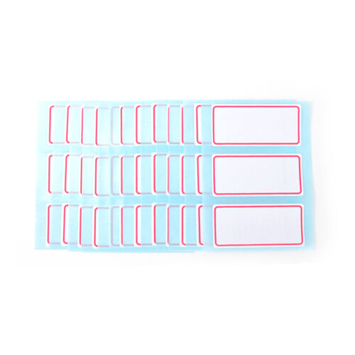 12sheets self adhesive label Blank note label Bar sticky writable name stickers!