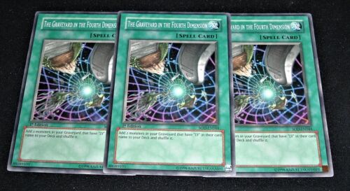Yu-Gi-Oh 3x The Graveyard In The Fourth Dimension Mixed Sets Mixed