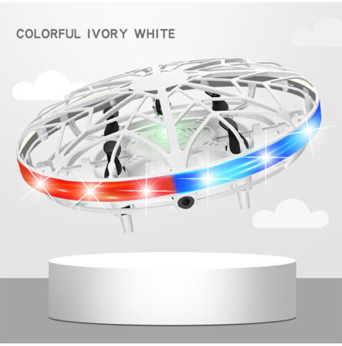 UFO Drone Flying Ball Mini Rc Toys Hand-Controlled Helicopter With Led Lights uk