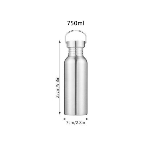 350-1000ml Stainless Steel Water Bottle Vacuum Insulated Chilly Gym Drink Flask~