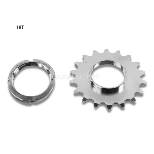 Track Sprocket 1/2"X1/8" Fixed Gear Speed Cog Lock Ring 45# Steel Chrome Plated 