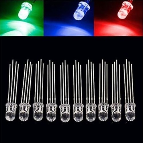 500Pcs Led Rgb Common Cathode 4-Pins F5 5Mm Super Bright Bulb Lamp iy