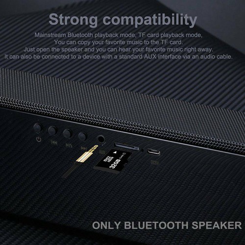 Powerful TV Sound Bar Home Theater Subwoofer Soundbar Bluetooth Speaker