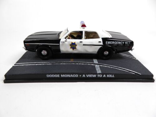 Dodge monaco police james bond 007-1:43 car model car dy055