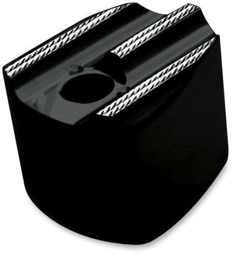 Covingtons Ignition Switch Knob Cover Finned Black Diamond Edge C1245-D*