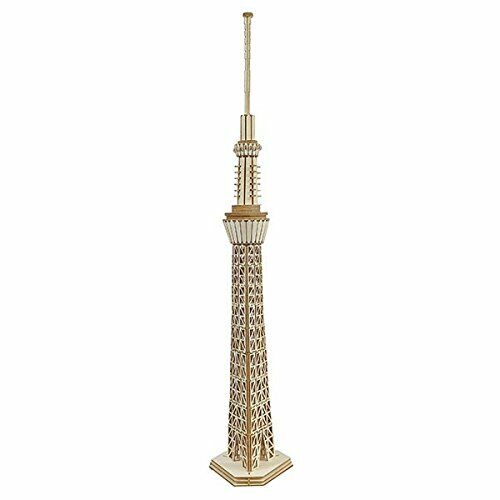 Azone Wooden Art Style Wood Puzzle Kigumi Tokyo Skytree R from JAPAN