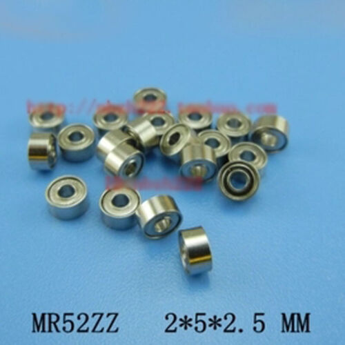 2PCS Bearing MR52ZZ High-Speed 2x5x2.5mm Bearings