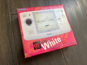 SNK Neo Geo Pocket White Console With Box & Manual & Insert