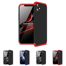 Hülle Apple iPhone 12 Serie 12 Pro Mini 360 Grad Schutz Case Bumper Tasche Cover