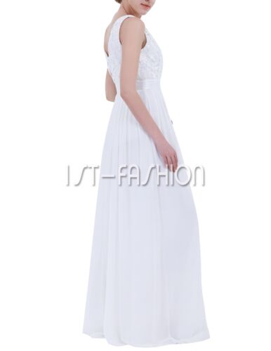 Maxi Women Formal Wedding Bridesmaid Long Evening Party Dress Prom Cocktail Gown 