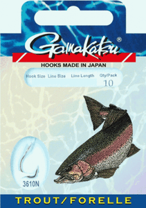Gamakatsu Forellen Haken 3610N 200cm
