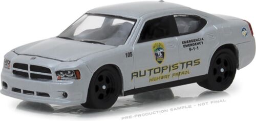 Greenlight 1/64 Puerto Rico Highway Patrol 2008 Dodge Charger Police Car 42850-D