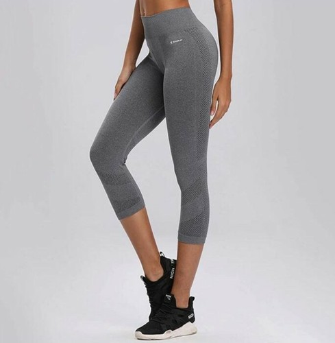 ZINRAY Damen Leggins Größe L 40-42 in Grau Sport Leggings Hose Neu!!!