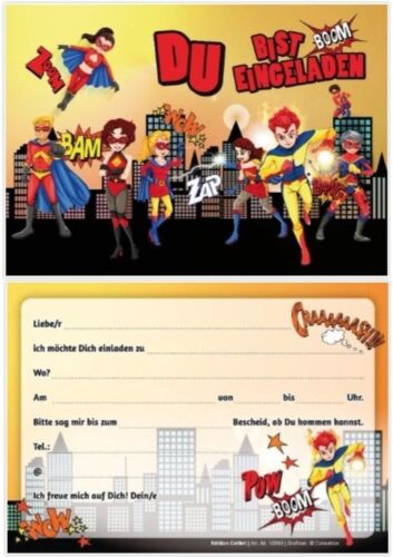 Ansichtskarten Geburtstag Kinder Coole Superhelden Einladungskarten Kindergeburtstag Sammeln Seltenes Amc Geidai Ac Jp