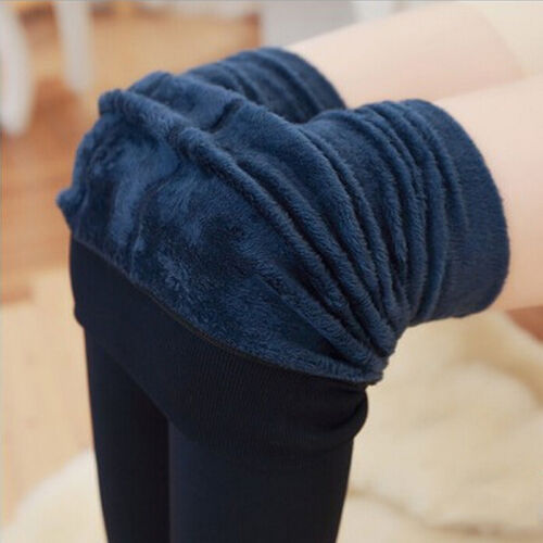 Women Thermal Thick Warm Fleece lined Winter Tight Pencil Leggings PantODCA