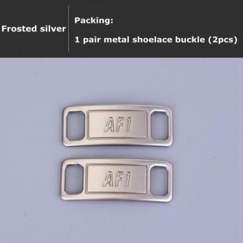 Air Force One Shoelace Buckle Metal Shoelaces AF1 Shoe Accessories Metal Lace Lo