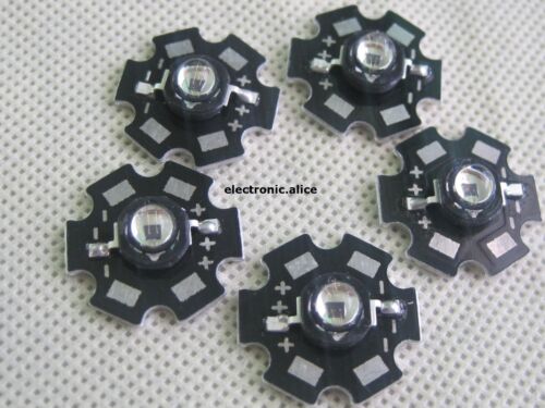10pcs 3W Infrared IR 850NM 90degree High Power LED Emitter with 20mm Star Base