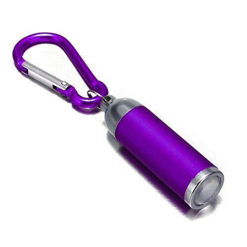 Neu Mini Led Taschenlampe Schlüsselhalter Keyring Camping Sehr hell Flashlight