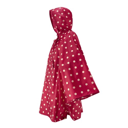 Mini maxi poncho ruby dots pluie veste Cosy vélo pluie protection Reisenthel
