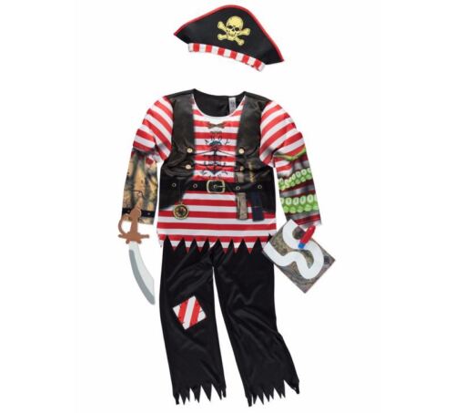 George Enfants Garçons Pirate Fancy Dress Costume Livre Jour Costume Livre Jour