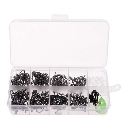 1 Schachtel Karpfen Fishing Tackle Kit Aus Kohlenstoffstahl Angelhaken Folat