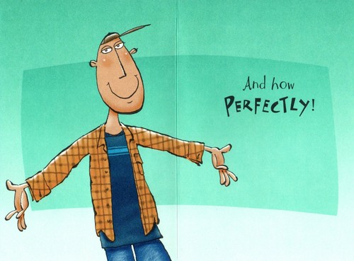 Funny Happy Birthday Cool Son Grown Up Perfectly Mr Perfect Hallmark Card