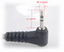 Water Resistant Speaker Mic For Motorola COBRA Talkabout FRS GRMS 1 Pin Jack