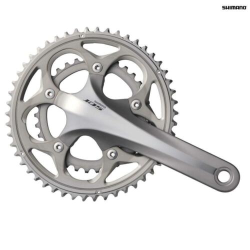 Shimano 105 5750 10 Speed Compact Chainset Silver All Sizes 