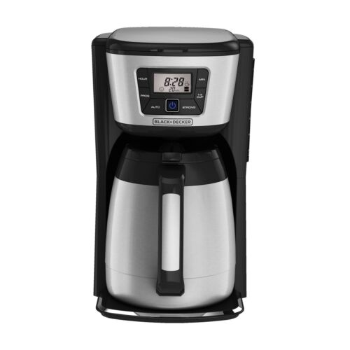 NEW Auto Brew Coffeemaker 12-Cup Thermal Programmable Home Kitchen Carafe Pour 