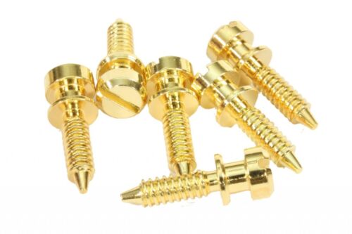 Gibson® Gold plated Wired ABR-1 Bridge Intonation Screw Set