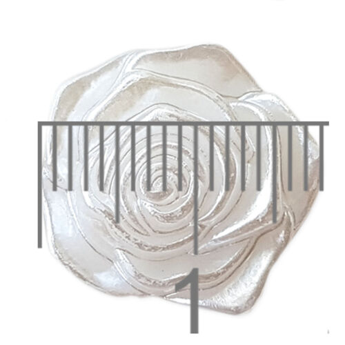 20pcs Flower Rose Flatback Pearl Embellishments Wedding Christmas Card Craft 