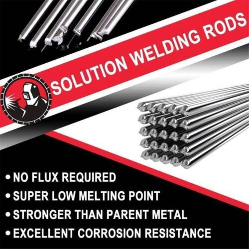 10Pcs Solution Welding Flux-Cored Rods Aluminum Wire Brazing Tool 33cm 2.0mm 