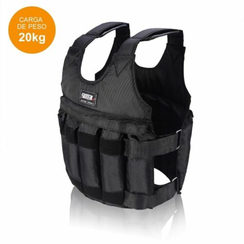 44LB Adjustable Workout Strength Training Weighted Vest Exercise Fitness 20KG