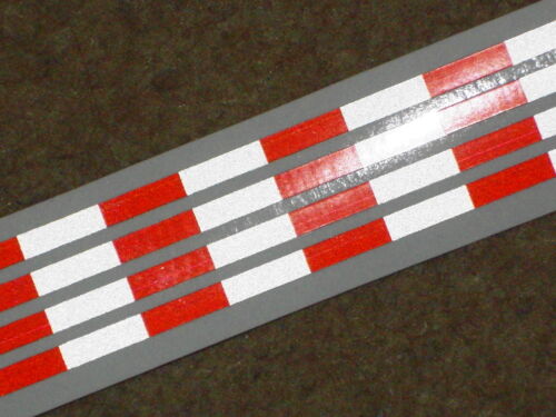 TAMIYA 1//14 AMERICAN US style 56302 TRAILER REFLECTIVE Red-White tape strips USA
