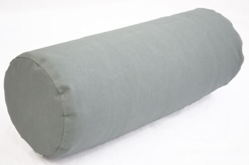 PL15g Ash Grey Water Proof Outdoor*BOLSTER COVER*Long Tube Yoga Neck Roll CASE