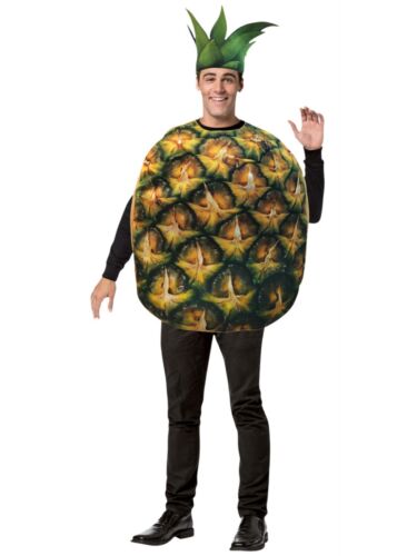 Giant Pineapple Get Real Tropical Fruit Food Funny Adult Womens Mens Costume OS