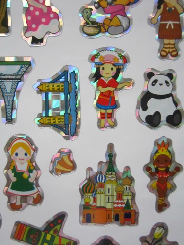 New! TEACHING TREE GLOBAL Flags /& Native Costumes Classroom Stickers 2 Sheets