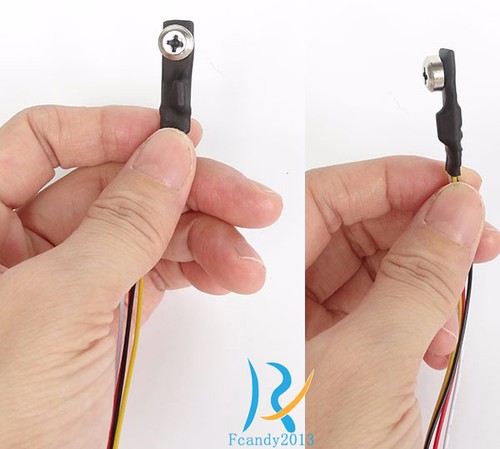 Screw type side face mini spy hidden micro 1000TVL HD Video audio pinhole camera