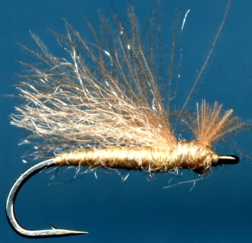 CDC Caddis Dry Fly Fishing Flies-Douze dans la couleur de votre choix et crochet Taille