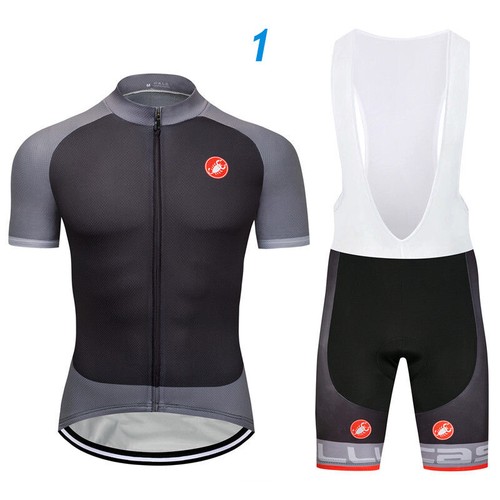 2019 Mens Cycling Bike Racing Jersey Bib Shorts Sets Tops Bottom Suits Fashion