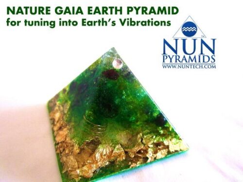 Orgone Pyramid Nature Earth Crystal Orgonite Energy Reiki Gemstone Healing Aura 