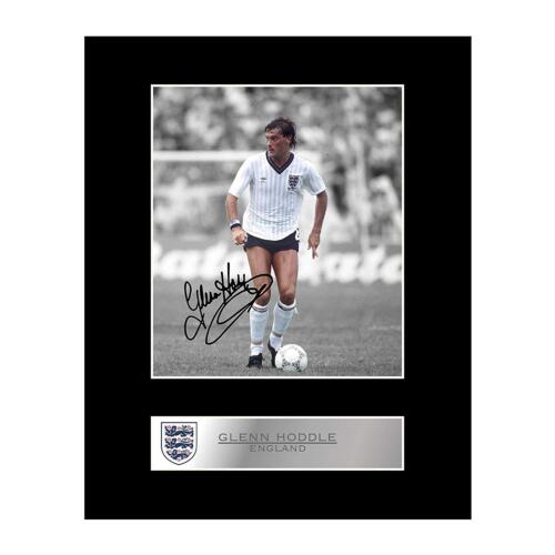 Glenn Hoddle Signed Mounted Photo Display England FC